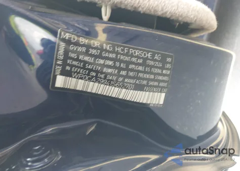 2001 Porsche 911 Carrera/Carrera 4 from USA, damaged, VIN WP0CA29941S652701